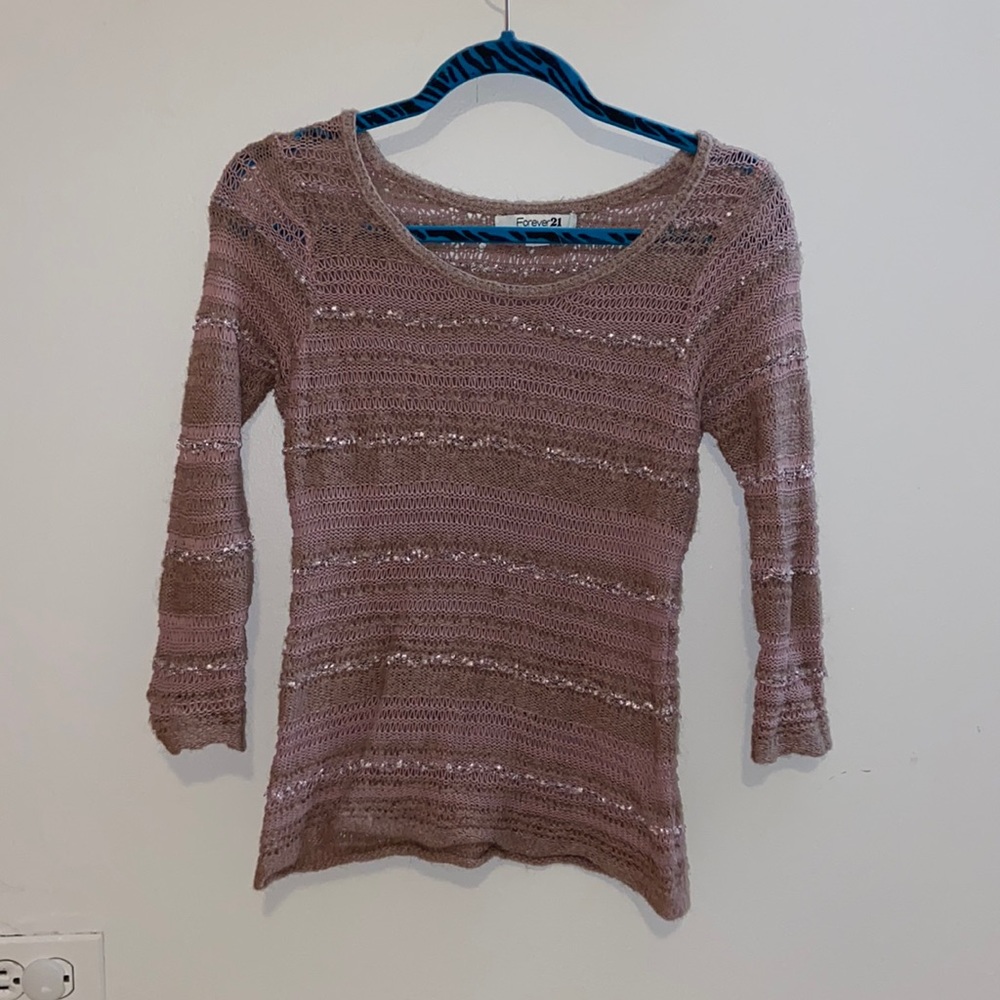 Casual sheer sweater